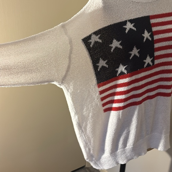 Women's American Flag Sweater - Picture 5 of 5